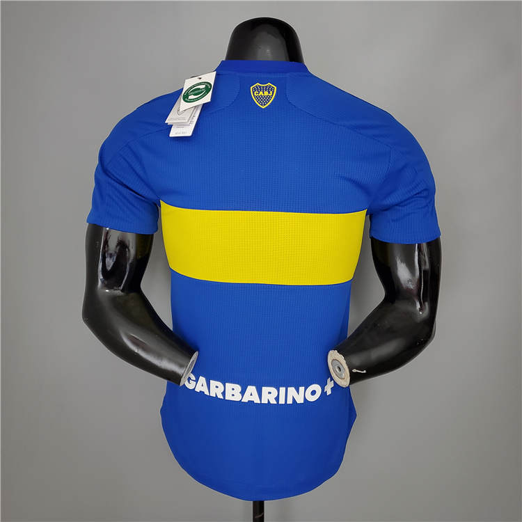 Boca Juniors 21-22 Home Blue Soccer Jersey Football Shirt (Player Version) - Click Image to Close